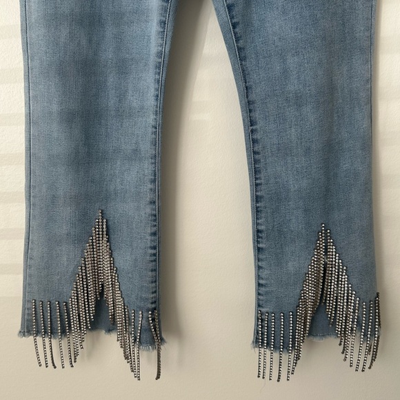 Forever 21 jeans with stones size 29 - Picture 2 of 5